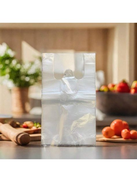 50pcs/Pack Plastic Bags Wholesale Hand-Held Bags, Vest Bags, Supermarket Shopping Bags White    PP     Kitchen & Dining, size features are:Bust: ,Length: ,Sleeve Length: Supermarket Shopping, Wholesale Bags, Plastic Bags, Shopping Bags, Food Service Equipment, White Bag, Plastic Bag, Food Storage, Kitchen Dining