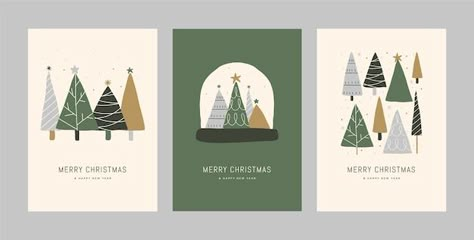 Christmas Simple Illustration, Christmas Illustration Design, Christmas Minimalist, Minimalist Christmas Card, Christmas Card Illustration, Christmas Graphic Design, Digital Christmas Cards, Business Christmas, Minimal Christmas