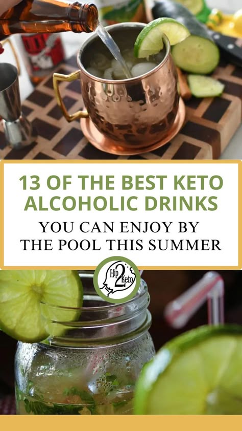 13 Keto Alcoholic Drinks We Love (Best Low Carb Cocktails, Beer, Wine, & Seltzers) Keto Alcoholic Beverages, Alcoholic Drinks For Summer, Low Carb Alcohol, Low Calorie Alcohol, Low Calorie Beer, Low Carb Alcoholic Drinks, Low Calorie Alcoholic Drinks, Drinks For Summer, Diet Cola