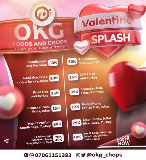 Valentine promo ads for OKG Foods and Chops_ #ValentinesVibes #CuteAndLoving #LoveNotes #ValentineDecor #DIYValentines #RomanticIdeas #ValentineGifts #RomanticFeels #ValentineInspo Valentine's Pubmat Ideas, Valentines Pubmat School, Valentines Ads Creative, Valentines Pubmat Ideas, Valentines Sales Ideas Design, Valentine Sales Flyer Design, Valentine Design Poster, Poster Valentine Design, Valentines Pubmat