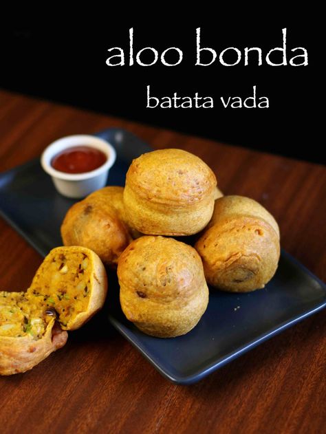 aloo bonda recipe | batata vada recipe | potato bonda | bonda recipe Bonda Recipe, Batata Vada, Pav Recipe, Vada Recipe, Tiffin Recipe, Recipe Potato, Easy Cook, Potato Fritters, Snacks Appetizers