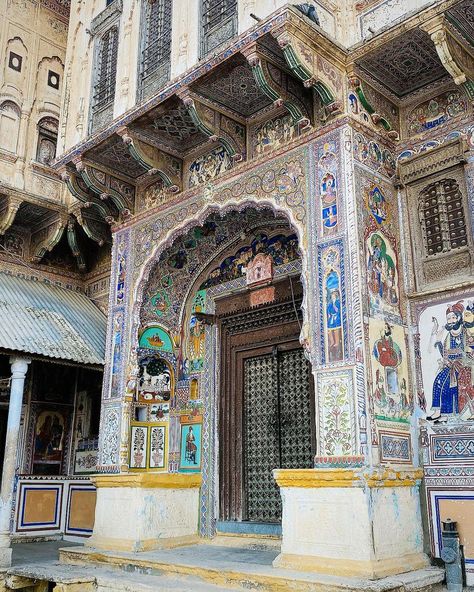 Wander through the rustic charm of Mandawa, where vibrant frescoes cover the walls of grand havelis, telling stories of Rajasthan’s rich past. Marvel at intricately carved doors, discover ancient step wells, and experience the untouched beauty of rural Mandawa. Every corner is a glimpse into authentic heritage and timeless artistry.” #mandawa #mandawahaveli #haveli #travel #tourism #tour #rajasthan #rural #India #ruralindia #travel #itinerary #traveliti #travelitinerary #tour #packages #tour... Rural India, Carved Doors, Travel Tourism, Telling Stories, Tour Packages, Travel Itinerary, Rustic Charm, Tourism, Doors