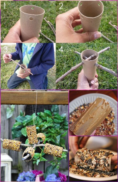 Hottest Snap Shots bird feeders toilet paper rolls Ideas Giving parrots is usually just not a enjoyment educational task you’re able to do with your family, it also serves a #bird #feeders #Hottest #Ideas #paper #rolls #Shots #Snap #toilet Make Bird Feeders, Bird Habitat, Clay Mation, Best Bird Feeders, Bird Feeder Craft, Funky Fingers, Homemade Bird Houses, Homemade Bird Feeders, Recycling Ideas