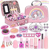 Make Up Birthday, Safe Makeup, Makeup Toys, Makeup Kit For Kids, Princess Makeup, Non Toxic Makeup, Unicorn Bag, Pretend Play Toys, Kids Makeup