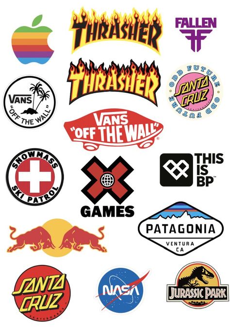 Skater Posters For Room, Skater Stickers Aesthetic, Skate Stickers Skateboards, Stickers For Skateboards, Skater Art Drawing, Skate Aesthetic Girl, Macbook Stickers Ideas, Stickers Vans, Skateboarding Stickers