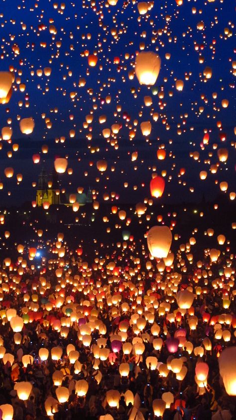 lantern release, poznań, poland, noc kupały 2011 Floating Lanterns, Charcoal Drawings, Lantern Festival, Kirigami, Pattaya, Macedonia, Oh The Places Youll Go, Albania, Slovenia