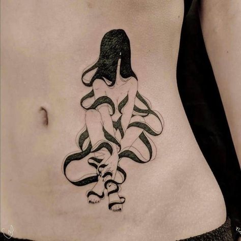 Spirituality Tattoo, Health Tattoo Ideas, Psychology Tattoo, Upper Thigh Tattoos, Indie Tattoo, Awareness Tattoo, Health Tattoo, Saved Tattoo, Scary Tattoos