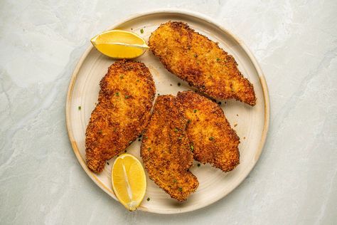 Quick enough for a weeknight, this flavorful chicken has a crispy coating that the whole family will love. Serve with veggies or over pasta. Sour Cream And Onion Chicken, Onion Marinade, The Spruce Eats, Marinade For Chicken, Marinate Chicken, Chicken Cutlet Recipes, Cutlets Recipes, Onion Chicken, Sour Cream And Onion