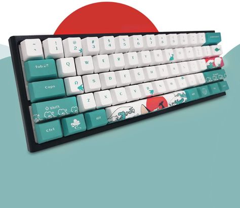 60 Percent Keyboard, Custom Keyboard Keycaps, Diy Mechanical Keyboard, Keyboard Gift, 60% Keyboard, Custom Keyboard, Custom Keycaps, Pbt Keycaps, Keyboard Wrist Rest