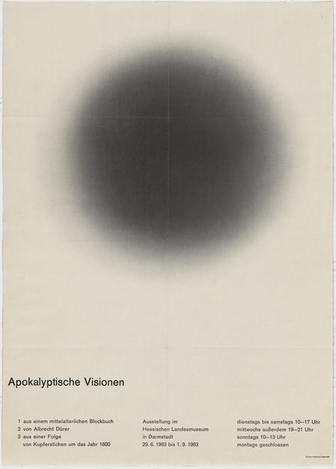 Fritz Fischer-Nosbisch. Apokalyptische Visionen. 1963. Offset lithograph. 33 x 23 1/4" (83.8 x 59.0 cm). Gift of the Hessischen Landesmuseum, Darmstadt. 753.1963. Architecture and Design Arte Indie, Aura Colors, Ig Feed, Room Posters, Phone Themes, Art Paint, Graphic Poster, Graphic Design Inspiration, Wall Collage