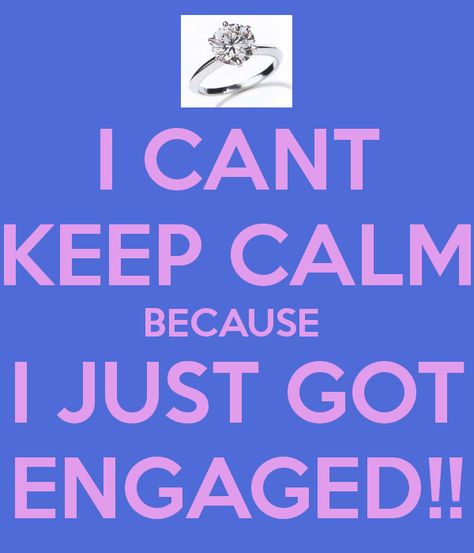 Just Got Engaged Quotes by @quotesgram Got Engaged Quotes, Im Engaged, Just Got Engaged, Engagement Quotes, Engagement Season, Best Quotes Ever, Cant Keep Calm, When I Get Married, Got Engaged