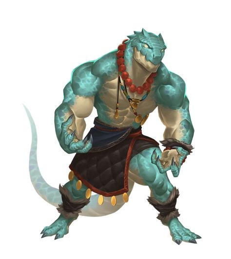 Lizardfolk Barbarian, Green Dragonborn, Barbarian Dnd, Monk Dnd, Dnd Dragonborn, Pathfinder 2e, Dungeons And Dragons Art, Dungeons And Dragons Characters, Dnd Art