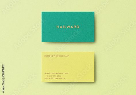 Stock Image: Green Gold Foil Business Card Logo Effect Mockup Template Logos Examples, Gold Foil Business Card, Chloe Brand, Gold Foil Business Cards, Dog Logo Design, Monogram Tattoo, Postcard Mockup, Brand Character, Logos Ideas