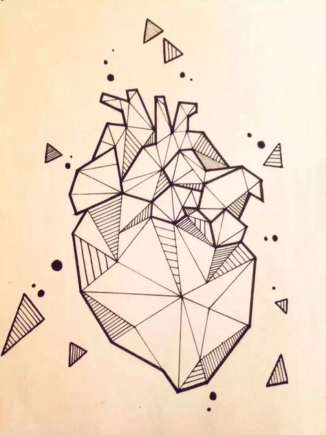 Sketch For Tattoo, Stylo Art, Easy Pencil Drawings, 심플한 그림, Geometric Drawing, Pencil Drawings Easy, Shape Art, Pencil Art Drawings, Book Art Drawings