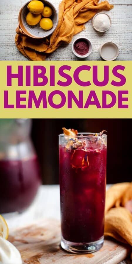 Strawberry Hibiscus Lemonade, Hibiscus Lemonade Recipes, Specialty Lemonade, Herbal Lemonade, Hibiscus Lemonade, Classic Lemonade, Gold Drinks, Tea Drink Recipes, Drink Recipes Nonalcoholic