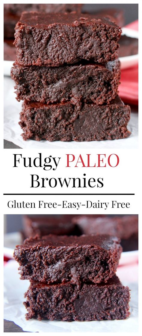 Patisserie Vegan, Paleo Brownies, Chocolate Fudge Brownies, Paleo Baking, Treats Recipes, Paleo Sweets, Paleo Desserts, Paleo Treats, Paleo Snacks