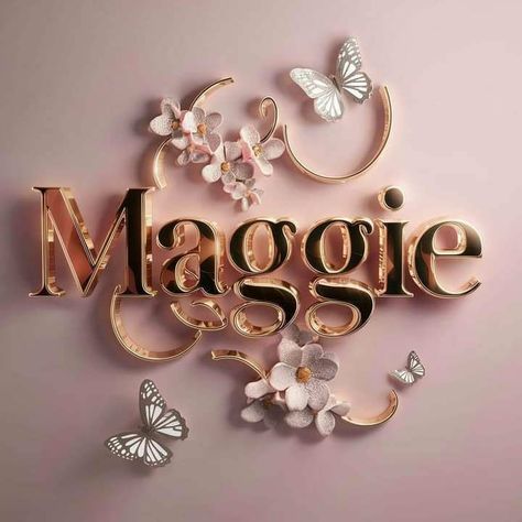 Maggie Name Wallpaper, Maggie Wallpaper, Maggie Name, Romantic Words For Her, Ethereal Core, Name Design Art, Love Name, Fancy Writing, I Love You Images