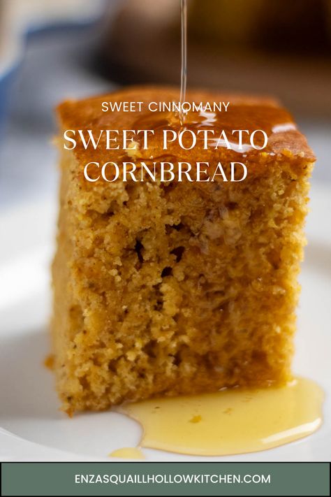 Cornbread Filled Chili Baked Potato, Sweet Potato Cornbread Jiffy Easy, Sweet Potato Cornbread Jiffy, Sweet Potato Cornbread Recipes, Cornbread Ideas, Quiche Pie Crust, Brown Sugar Sweet Potatoes, Autumn Spices, Coconut Cream Recipes