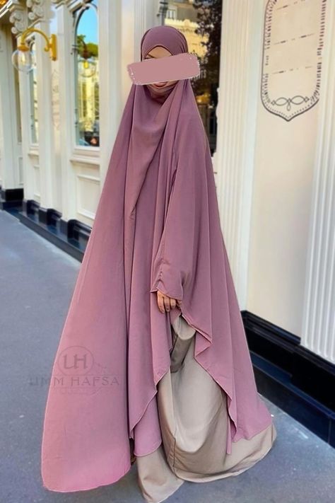 #modestkhimar # modesty #khimar #bigkhimar #ummhafsacollection Khimar Style, Modern Hijab Fashion, Modest Fashion Hijab, Mode Abaya, Hijabi Style, Muslim Fashion Dress, Hijab Fashion Inspiration, African Design Dresses, Muslimah Fashion