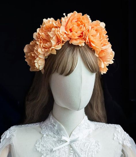 Amazon.com: Ansuma Artificial Chrysanthemum Flower Crown Headband, Orange and Yellow Floral Headpiece for Day of the Dead Chrysanthemum Halloween Wedding Festival Cosplay Party (Orange) : Beauty & Personal Care Flower Crown Headband, Chrysanthemum Flower, Floral Headpiece, Crown Headband, Halloween Wedding, Orange And Yellow, Day Of The Dead, Chrysanthemum, Yellow Floral