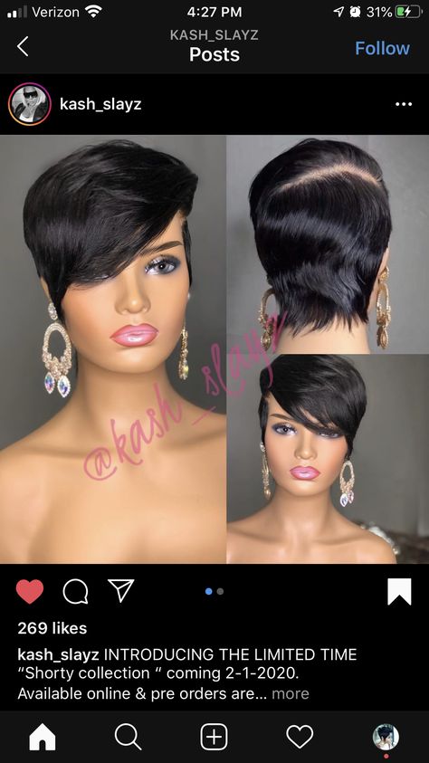 10 Inch Bob Wig For Black Women Middle Part, Exotic Hair Color, Short Fade Haircut, Short Pixie Wigs, Black Hair Short Cuts, Remy Wigs, Short Hair Images, Long Hair Tips, Black Ponytail Hairstyles