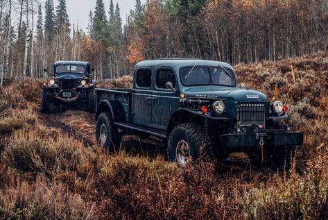 Power Wagons By Legacy Classic Trucks Are Made for Work Legacy Power Wagon, Chevy Trucks Older, Custom Lifted Trucks, Studebaker Trucks, Dodge Power Wagon, Old Pickup, Old Pickup Trucks, Antique Trucks, Jacked Up Trucks