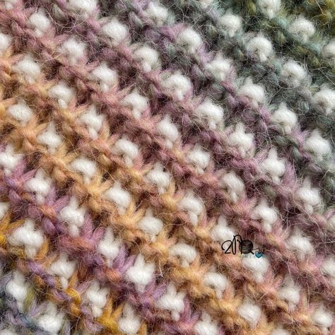 Slip Knit Stitch, Knitting Two Colors Pattern, Tunisian Knit Stitch Patterns, Slip Stitch Knitting Patterns Free, Mosaic Knitting Patterns, Garter Slip, Easy Knit Blanket, Slip Stitch Knitting, Stitch Knitting Pattern