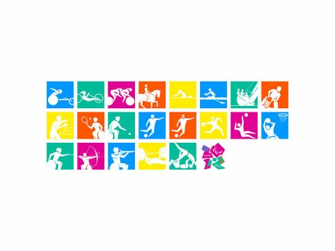 * Multi-sport Event, 2012 Summer Olympics, Graphic Design Cards, Paralympic Games, Summer Olympics, The London, Tech Company Logos, Graphic Design, London