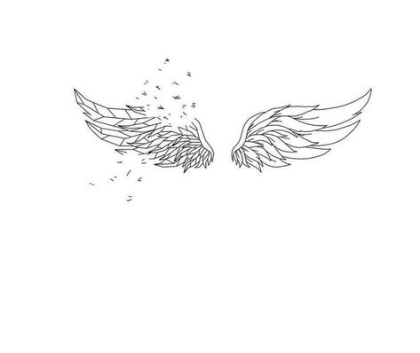 Wing Tattoo On Collar Bone, Loved By An Angel Tattoo Words, Aesthetic Wings Tattoo, Tattoo Ideas Wings, Simple Angel Wings Tattoo, Wings Tattoo Ideas, Collar Bone Tattoos, Wings Tattoo Design, Alas Tattoo