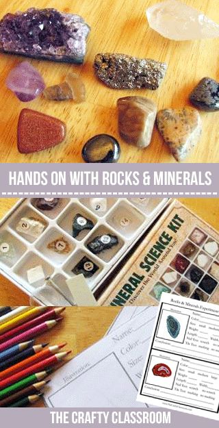 RocksMineralsPin Geology Crafts, Geology Activities, Rock Science, Green Science, Discovery Day, Montessori Science, Rock Cycle, 4th Grade Science, 6th Grade Science