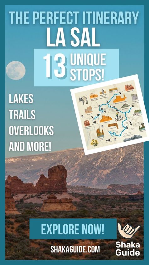 From red rock country to alpine forests and lakes, the La Sal Mountain Loop is a scenic adventure! We created the best 13-stop itinerary for your next trip to La Sal!

-We do the planning so you don't have to ;)

#lasal #lasalmountains #hiking #utahtravel #utahitinerary #travelitinerary #shakaguide #travelguide #utahtravelguide #utahnationalparks #Zion #canyonlands #arches #besthikesutah #besthikes #nationalparks #drivingtour #travelapps #travelguide #utahtravelguide #thingstodoutah #roadtrip Denver Road Trip, Vacation Food, Trip To La, Rainbow Trout Fishing, Alpine Forest, Utah Road Trip, Utah Travel, Canyonlands National Park, Utah National Parks