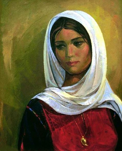 “Palestinian girl ” by the Palestinian artist Ismail Shammout Arab Artists, Male Artists, Male Artist, Art Academy, Literature Art, Paint Art, Jolie Photo, Pics Art, Our Lady