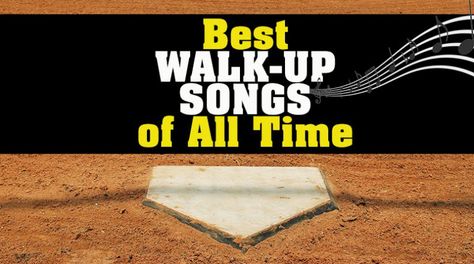 Softball Music Playlist, Baseball Songs Playlist, Walk Out Songs Softball, Best Baseball Walk Up Songs, Good Walk Up Songs, Best Walk Up Songs, Walk Up Songs Softball, Walk Up Songs, Walk Out Songs