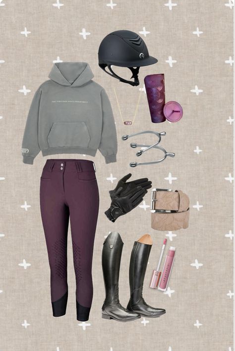 Equestrian Winter Outfit, Riding Outfits English, Winter Equestrian Outfits, Horse Riding Outfit Aesthetic, Horse Riding Outfit Winter, Horse Riding Outfit Summer, Horse Riding Outfit Casual, Reit Outfits, Yeehaw Outfits