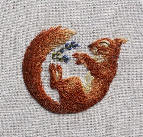 Crafting Inspiration, Animal Embroidery Designs, Needle Point, Cute Embroidery, Animal Embroidery, Sewing Embroidery Designs, Hand Embroidery Art, Crewel Embroidery, Avid Reader