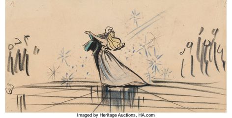 Sleeping Beauty Dance Storyboard Original Art (Walt Disney, | Lot #99689 | Heritage Auctions Dancing Storyboard, Sleeping Beauty Dance, Original Disney Sketches, Sleeping Beauty Art, Disney Icon, Disney Artists, Disney Sketches, Old Disney, Pinturas Disney