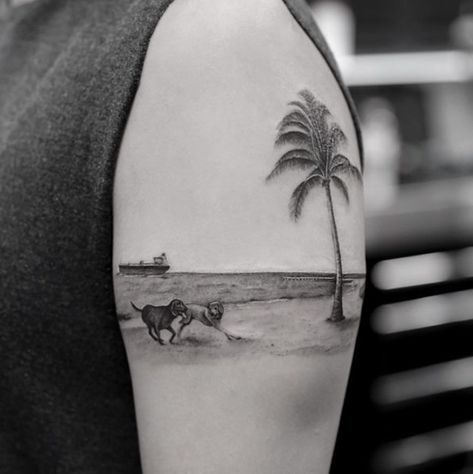 Palm Tree Tattoo Arm, Palm Tree Tattoos, Palm Tree Tattoo Ankle, Tree Roots Tattoo, Tree Tattoo Arm, Roots Tattoo, Willow Tree Tattoos, Tree Tattoos, Palm Tattoos