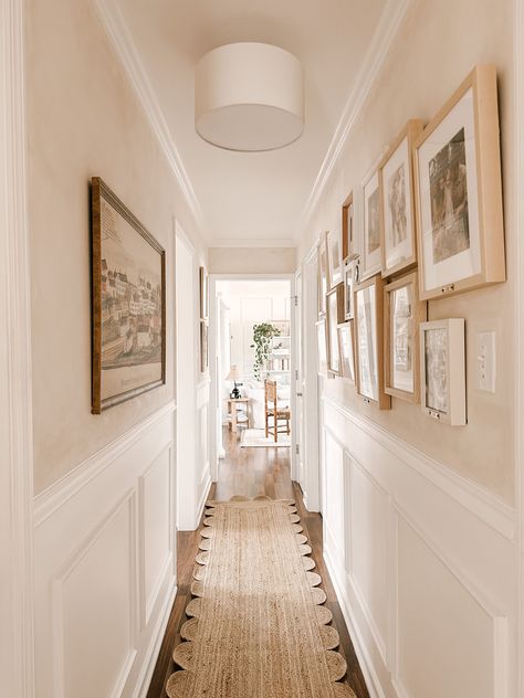 Tiny Hallway Ideas, Long Narrow Hallway Ideas, Narrow Hallway Decor, Modern English Cottage, Dark Wood Bedroom Furniture, Hallway Makeover, Narrow Hallway Ideas, Single Bed Frame, Victorian Cottage