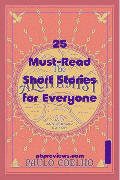 Looking for a collection of short stories that challenge your thoughts and imagination? Explore our top 25 must-read short stories of the year, including classics like The Alchemist. Dive into narratives overflowing with lessons about dreams, ambitions, and life choices that will speak to every reader's heart. Highlighted for their unique themes, these stories feature a mix of contemporary and timeless works. Don't miss this opportunity to discuss the captivating tales crafted by ingenious authors this year! Existential Question, Story Of The Year, About Dreams, Unique Themes, Tragic Love Stories, Best Short Stories, Trending Books, The Alchemist, Book Enthusiast