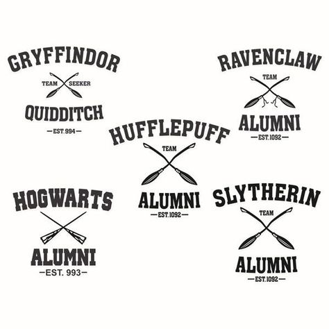 Hogwarts alumni Cuttable Designs, Hogwarts Slytherin, Slytherin Gryffindor, Gryffindor Ravenclaw, Silhouette Cameo 4, Hogwarts Alumni, Photo Arts, Festa Harry Potter, Theme Harry Potter