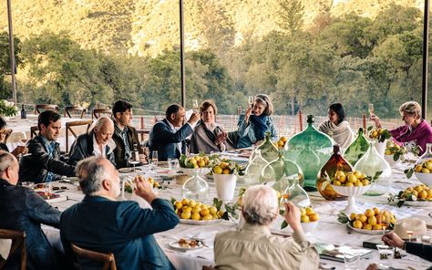 Francis Mallmann, the man who stoked Gwyneth's wedding BBQ, is accustomed to feeding the rich and famous with food from the fire Francis Mallman, Table Dinner, Bbq Wedding, Rich And Famous, Outdoor Eating, Supper Club, Long Table, The Fire, Glamping