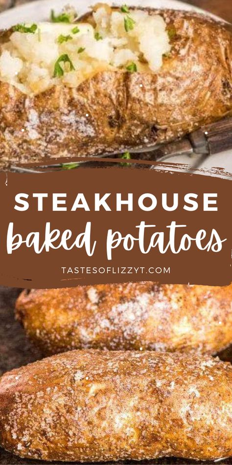 Quick Baked Potatoes In The Oven, Restaurant Baked Potatoes In The Oven, Big Baked Potatoes In The Oven, Salted Baked Potatoes In The Oven, Salt Crusted Baked Potato, Best Way To Cook Baked Potato, Whole Baked Potatoes In The Oven, Texas Roadhouse Baked Potato Recipe, Giant Baked Potatoes