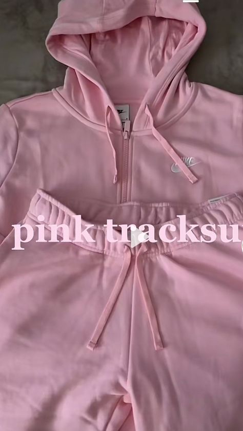 Calm Outfits, Polo Tracksuit, Nike Sweat Suit, Nike Sets, Puma Tracksuit, Pink Tracksuit, Nike Tracksuit, Fun Pants, Pink Nike