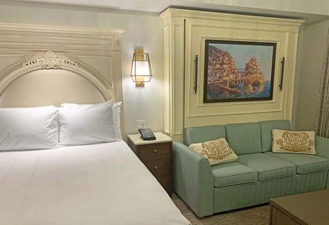 Disney Hotels Room, Disney Bedrooms, Disney World Hotels, Disney Hotels, Flat Panel Tv, Disney Vacation Club, Vacation Club, Disney Resorts, Disney World Tips And Tricks