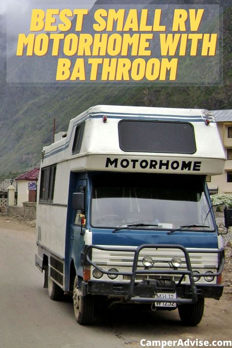 In this article, I have listed Best Small RV with Bathroom. These Small Motorhome with Bathrooms also have toilet and shower with lightweight frame. Small Campers With Bathroom, Best Small Rv, Small Rv, Small Campers, Motorhome, Recreational Vehicles, Rv, Bathrooms, Shower