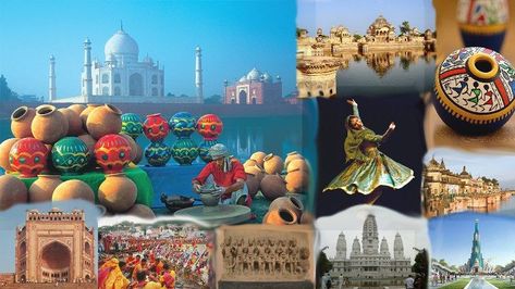 32 Interesting Facts About Uttar Pradesh | OhFact! Uttar Pradesh Culture, Arunachal Pradesh, Tourism Poster, Cultural Capital, Wildlife Sanctuary, Seven Wonders, Travel Brochure, Ancient Temples, Tourist Spots