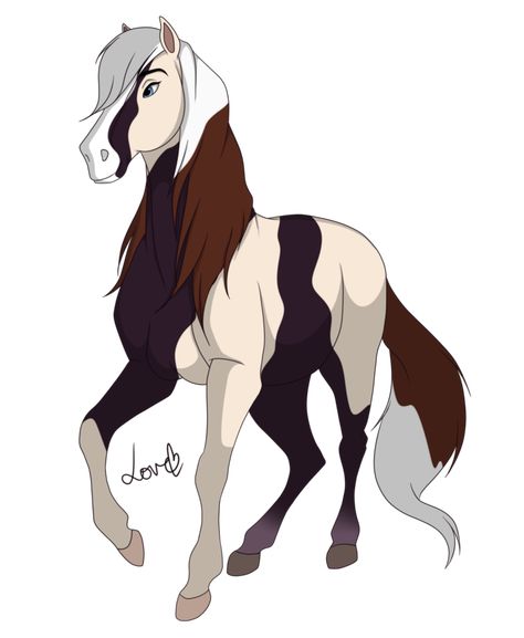 Spirit Horse Art, Horseland Horses, Horse Oc Art, Horse Oc, Horse Drawing Tutorial, Spirit Horse Movie, Spirit Drawing, Spirit The Horse, Cartoon Horse