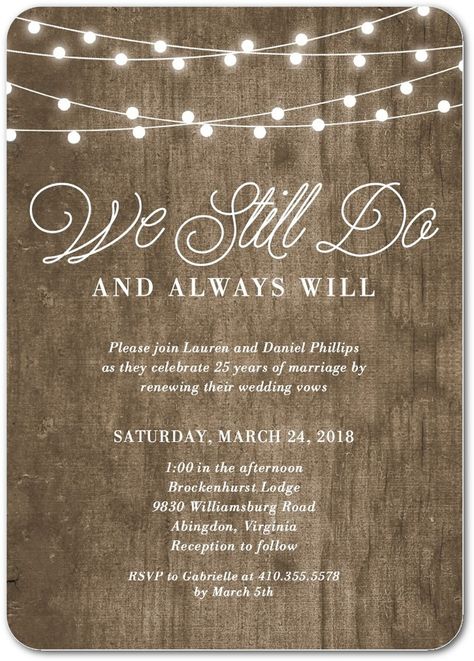 Renewal Invitations, Wedding Vow Renewal Ceremony, Wedding Anniversary Party Invitations, 25th Wedding Anniversary Party, Vow Renewal Invitations, Wedding Vow Renewal, Vowel Renewal, Vows Wedding, Anniversary Party Invitations