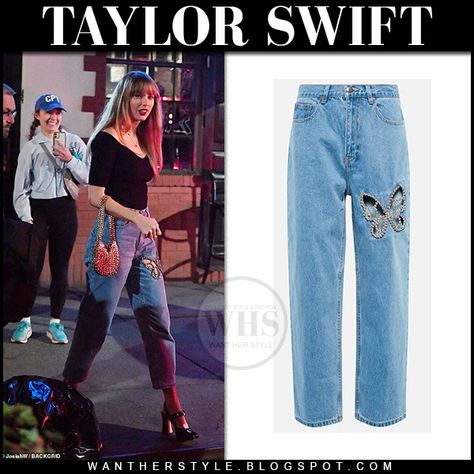 Taylor Butterfly Jeans, Lover Jeans Taylor Swift, Butterfly Jeans Taylor Swift, Taylor Swift Butterfly Jeans, Eras Tour Jeans, Taylor Swift Jeans, Taylor Swift Butterfly, Bedazzled Denim, Revenge Dress