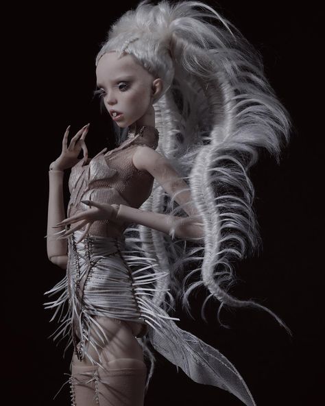 ⭐️Exclusive OOAK doll LandY RAT⭐️ we create for @prawn_star and @zef_alien of Die Antwoord is almost complete. She has several unique looks and this is one of them. More photos coming soon.  #popovysisters #dieantwoord #yolandi #artwork #bjd  #fashiondoll #fashion #show #dream #star #popovydolls #amazing #amazingart  #yolandivisser #popovydolls #art #artdoll #workinprogress #exclusivedoll #fineart #fineartdoll Popovy Dolls, Character Faces, Popovy Sisters, Die Antwoord, Sister Dolls, Enchanted Doll, Unique Looks, Fantasy Art Dolls, Unique Dolls